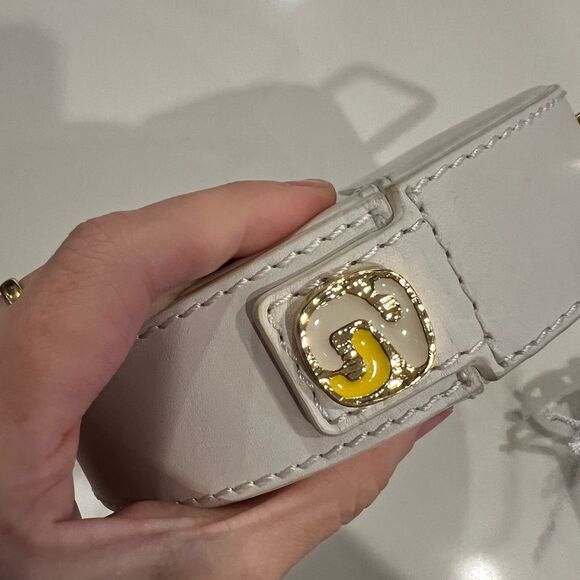 Rachel Comey Rider Circle Bag Ivory White Leather Round Brass Top Handle Rare - Picture 11 of 15